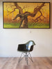 Front Quarter View of American Mid-Century Modern DAR Dining Chair designed by Charles and Ray Eames in Ballard, Seattle.